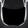 Solid Black Car Hood Cover Durable Weatherproof Universal Fit Car