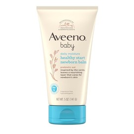 Aveeno Baby Healthy Start Bálsamo Nutritivo para Recién Nacidos, Bálsamo Hipoalergénico para la Piel del Bebé con Avena Prebiótica que Deja una Capa Nutritiva para Cuidar la Piel del Recién Nacido