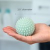 S&T INC. Reusable Plastic Dryer Balls, Fabric Softener for Laundry,