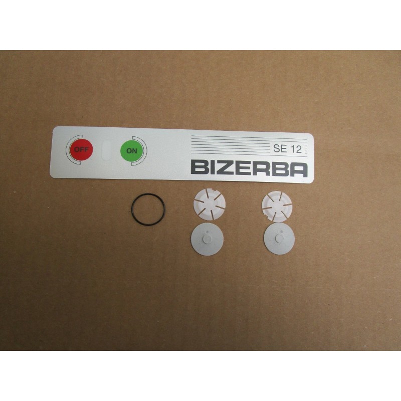 BIZERBA SLICER SE12 DECO FOIL AND BUTTON KIT OEM# 6037600300