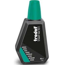 Trodat 7011 Tinta para Sellos de Entintado Manual, 28ml, Verde