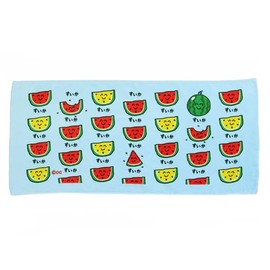 Okutani Corporation Oekaki Series Face Towel, Watermelon, 100% Cotton