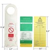 Scaffold Status Holder and Tags, 10 Holder, 10 Scaffold Tags,