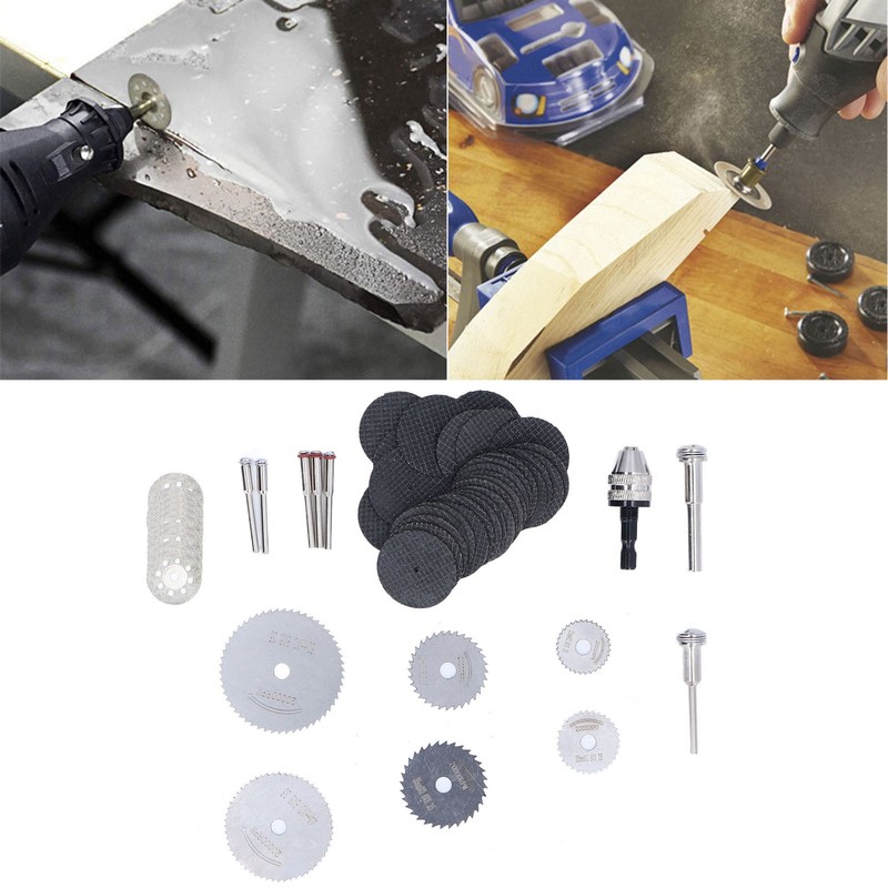 60Pcs Cutting Wheel Circular Saw Blade Grinding Tool Set Kit