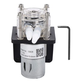 Peristaltic Pump, High-Quality Corrosion Resistance with Large Flow and Transparent PC Head, 500 ml/min Peristaltic Pump with Wrench (12 V)