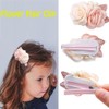 3 PCS Cute Toddler Hair Clips with Flower Decorate -