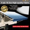 YESCAMP RV Awning Fabric Replacement Heavy Duty Weatherproof 4-Ply 18.5oz