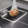 Suction Cup Kitchen Sink Filter with Replacement Mesh Bag, Foldable