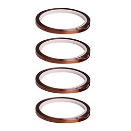 4 Rollos de Cinta Térmica de Sublimación Aislante Resistente a Altas Temperaturas de 0,2 Pulgadas X 108 Pies para Transferencia de Prensa de Calor, Reparación Electrónica,