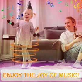 Kashaka Aslatua African Shaker 2 Pairs Traditional African Kashaka Shaker, Kashaka Musical Instruments for Children Adults Parties and Music Lessons (Black)