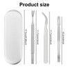 Tick Tweezers Dog Professional Tick Tweezers Stainless Steel for Dog/Cat/People,