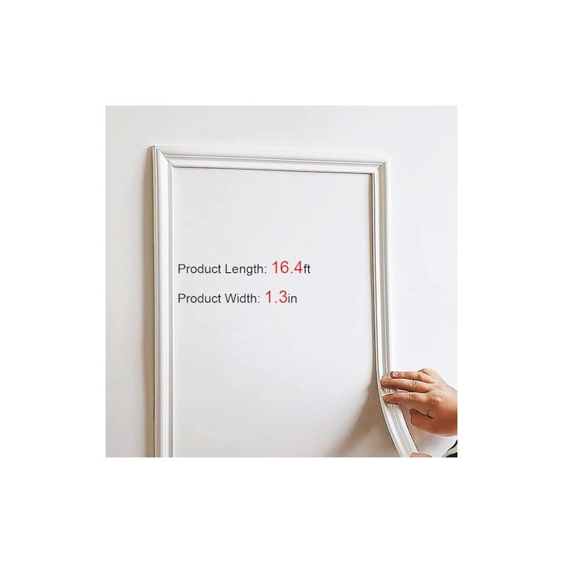 Peel and Stick Flexible Wall Molding Trim Self Adhesive Decorative