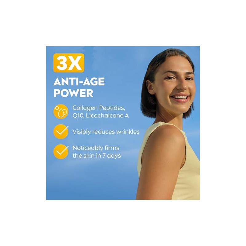 NIVEA SUN Breathable UV Face Anti-Age Q10 SPF 50+ (40ml),