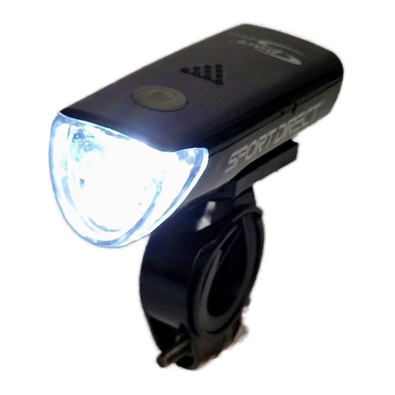 Sport Direct Mega White 20 Lumen Front Light. Focused beam.