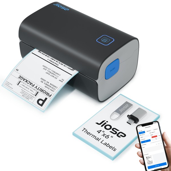 Jiose Jiose Shipping Label Printer for Shipping Packages - Barcode