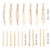 Frcolor Hair Pin, Gold, Three Pin, Pearl, With Bangs, Hair
