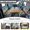 SUITOSELFY Aztec Cow Print RV Seat Covers Dinette Booth Cushions