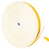 Yotache White Thin Weather Stripping 1/2" x1/16, Foam Gasket Seal