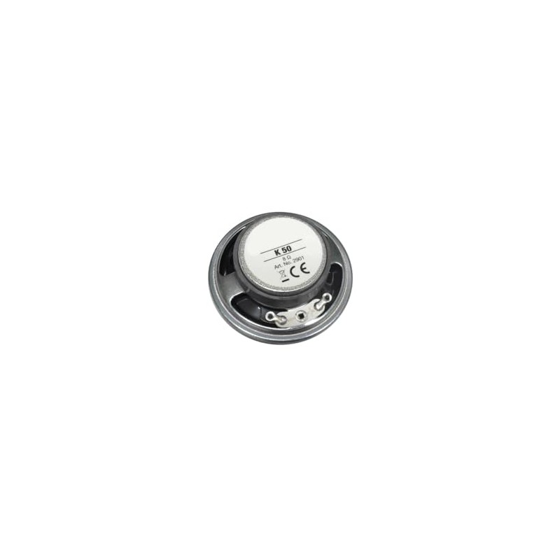 WITTKOWARE Small Speaker, Outer Diameter 50 mm, 8 Ohm, 2