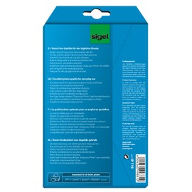 Sigel IP719 InkJet Everyday plus Photo Paper, Photo Format, glossy, 200 gsm, 10x15 cm, 60+12 sheets