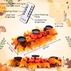 Mumufy Fall Centerpiece Thanksgiving Table Decorations Artificial Pumpkins Pine Cones