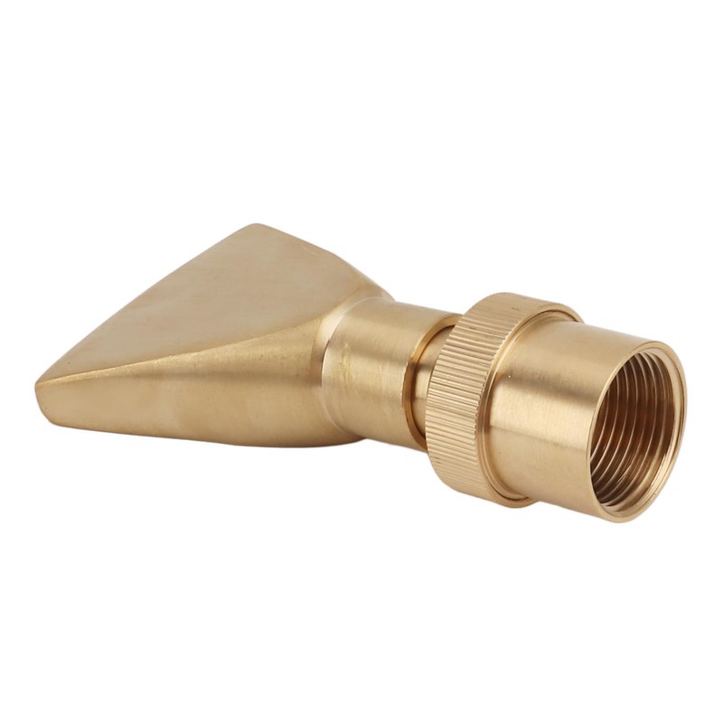 Fan Shaped Fountain Nozzle Copper Adjustable Uniform Water Spray Fan