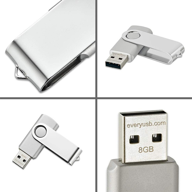 Fast High Performance Classic Swivel 8GB USB 2.0 Flash Drive