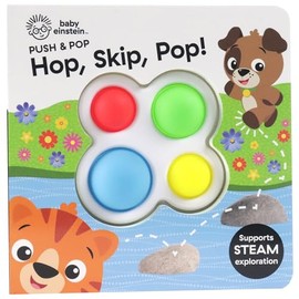Baby Einstein - Hop, Skip, Pop! Push & Pop - Tactile Fidget Toy Play - PI Kids