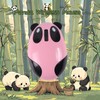 EALEK Cute Panda Wireless Mouse 2.4G - Rechargeable, Energy-Saving, Precise