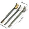 GOSONO 6PCS/Set Mini Stainless Steel Remove Rust Brushes Mini Brass