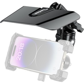 Kaedear KDR-V2 Motorcycle Sun Visor Sun Shade Smartphone Holder Mobile Holder Portrait / Horizontal Orientation 2 Types Included for Touring Smartphone Stand Motorcycle Scooter Bicycle Sun Visor