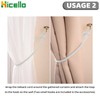 Hicello 2 Pieces 26" 68cm Long Curtain Rope Tie Back