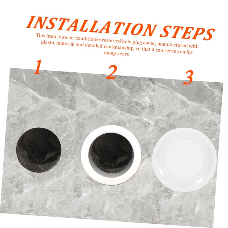 Alipis Plastic Air Conditioner Hole Covers Covers for Wall Decorative