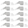 Sxutop 10 Pieces Mini Latch Automatic Spring Catch Push to