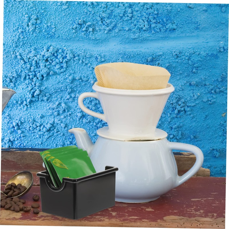Mikinona Tea Bag Holder Case for Desktop Organization Compact Sugar