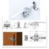 Xnrtop Adjustable Latch Spring Loaded Walk in Freezer Cooler Door