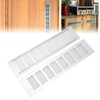 Aluminium Alloy Rectangular Vent Plate, 2 Pcs Air Vent Ventilation
