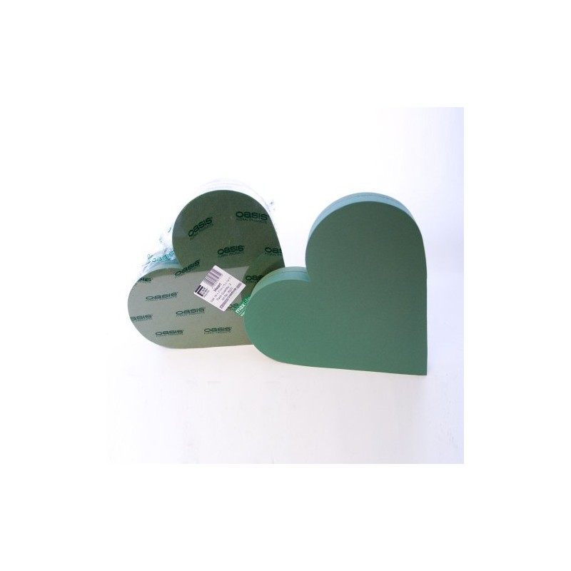 Oasis Foam Frames Floral Foam Solid Heart Shape 38 x