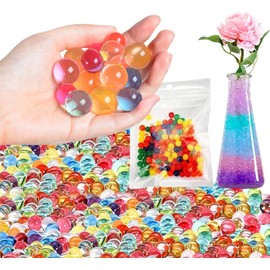 HSYTEK 30000 Stück Wasserperlen für Wasserperlen Vase Deko, Water Beads für Schwimmende Wasser Perlen & Kerze Machen, Hochzeit Centerpiece, Blumenarrangement & Pflanzen