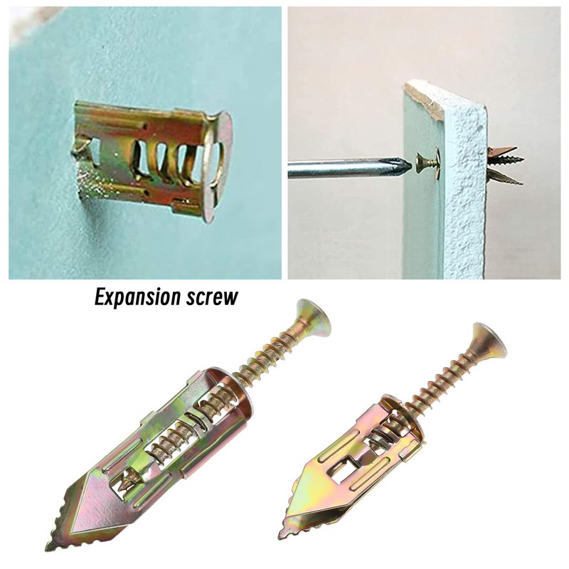 Self Drilling Wall Plugs with Screw Set Drywall Expansion Anchors