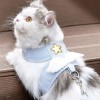 Pickgle 강아지하네스 개목줄 애견리드줄 산책용품 산책목줄 반려동물 천사 하네스 리드줄