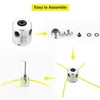 SWAWIS Aluminium Line Head Grass Trimmer Head Thread Spool Nylon