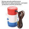 12V Blige Water Pump 3/4in Hose Outlet 500GPH Electric SemiOpen