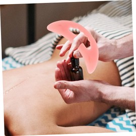 FOMIYES 2pcs Guasha Massage Scrapers Resin Tool Portable Body and Face Scraper Board for Neck and Shoulder Relief Smooth Edges for Safe Use for Personal and Professional Massage