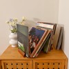 SwallowLiving Wooden Now Playing 50 LP Vinyl Record Display Storage