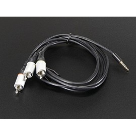 Adafruit A/V and RCA (Composite Video, Audio) Cable for Raspberry Pi [ADA2881]