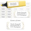 Address Labels - Address Stickers with Your Desired Text 53