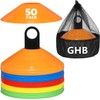 GHB Soccer Cones 25/50/100 Pack Disc Soccer Sport Cones Training