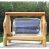 Table Top or Ground Gallon Glass Jar Squirrel Feeder Cedar
