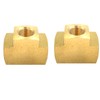 2pcs 1/2" x 1/2" x 1/2" NPT Female Pipe Tee